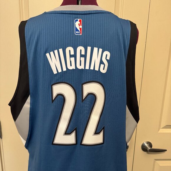 Timberwolves Wiggins Jersey XL - Picture 2 of 5